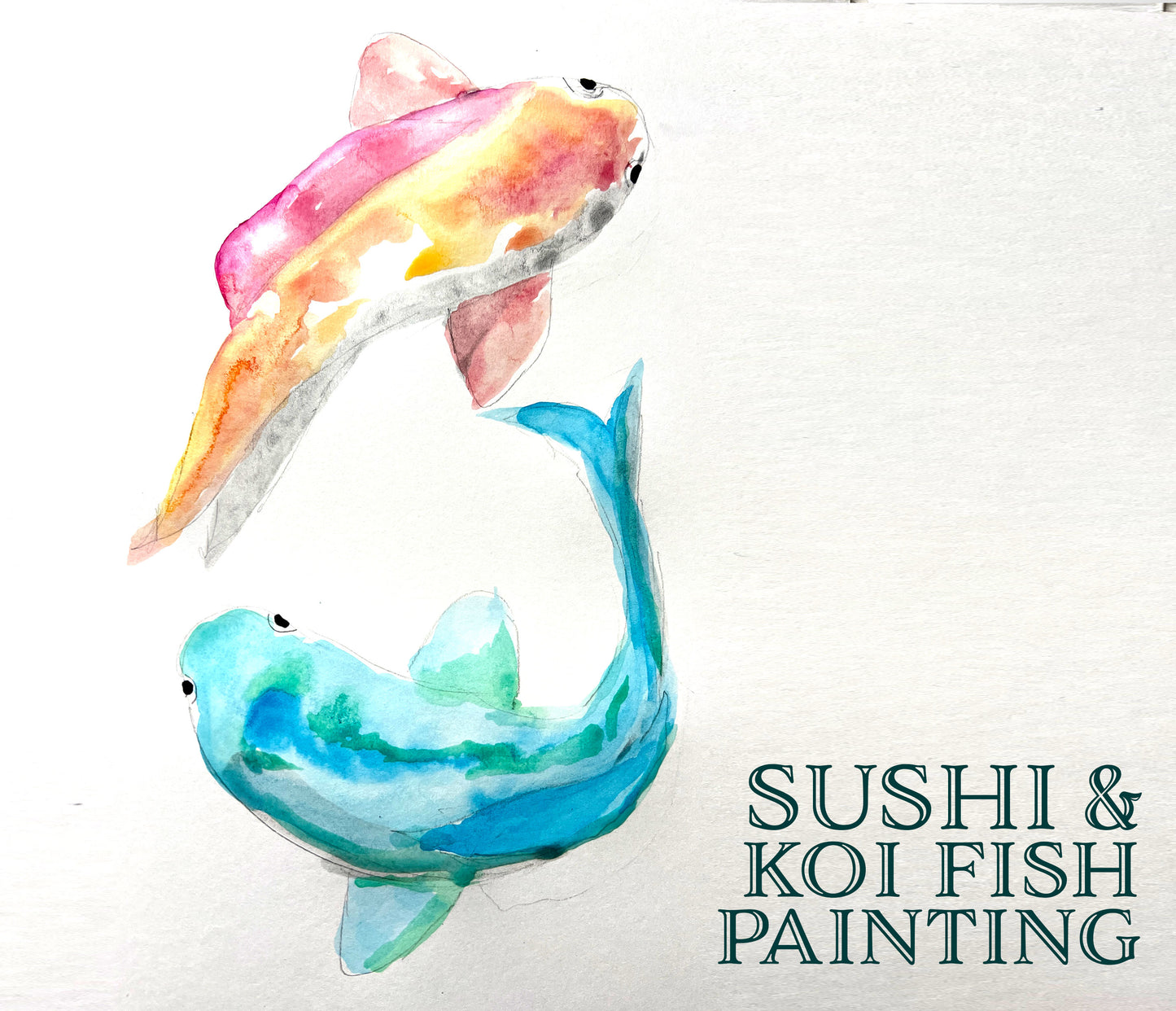 Koi Fish Painting & Sushi Night Out